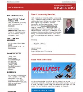 Chamber Chat Newsletter Issue #6