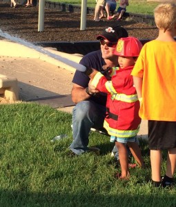 National Night Out FireFighter Simuation